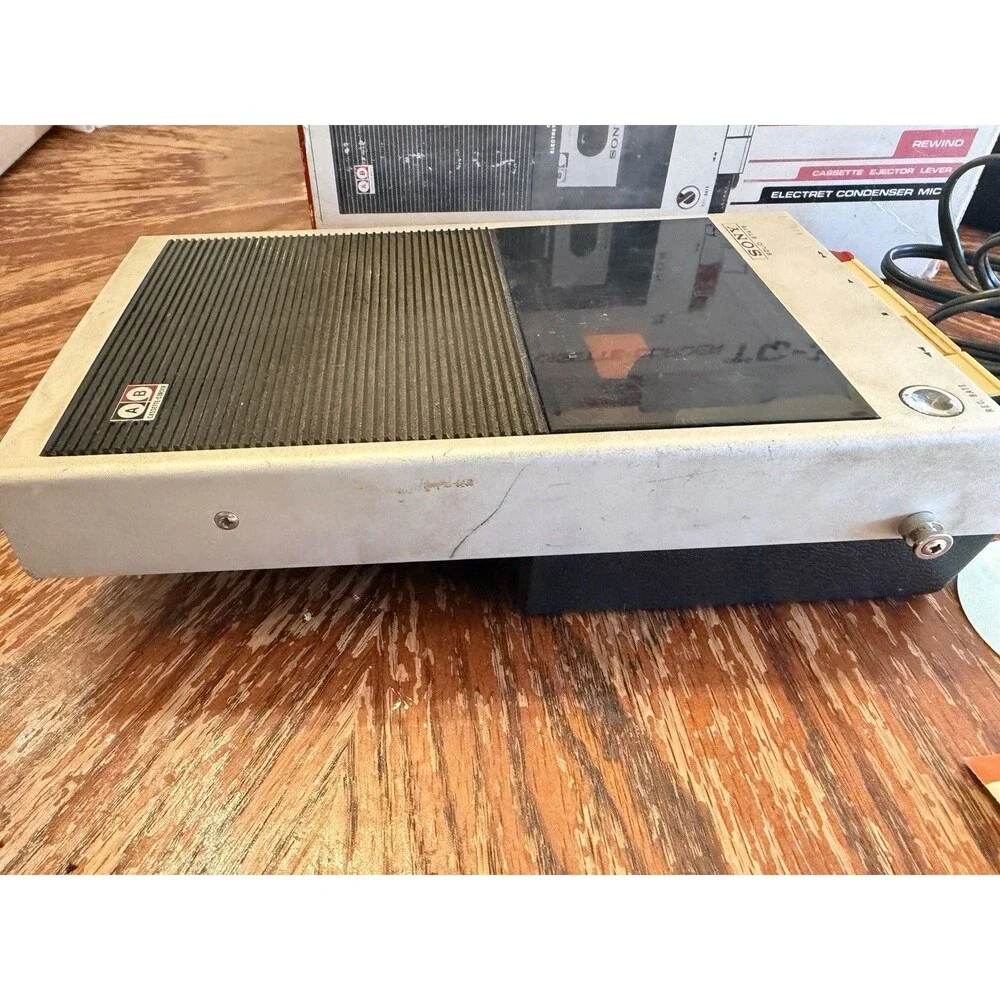 Vintage Sony Model TC-110A Cassette Recorder Tape Player
